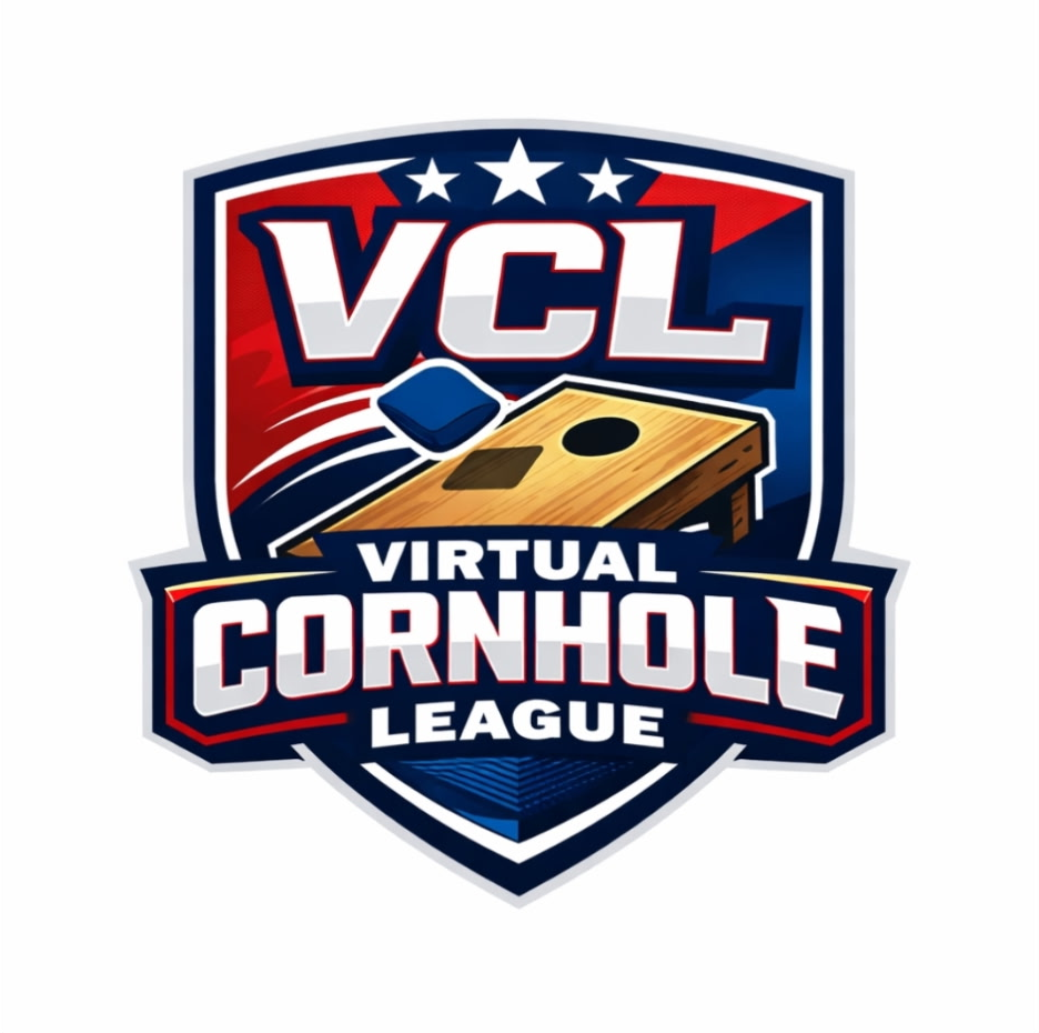 VCL Virtual Cornhole League shield logo